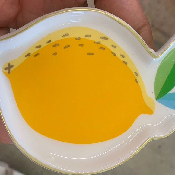 trinkets dish with gold accent jewelry tray gift - Picture 1 of 4